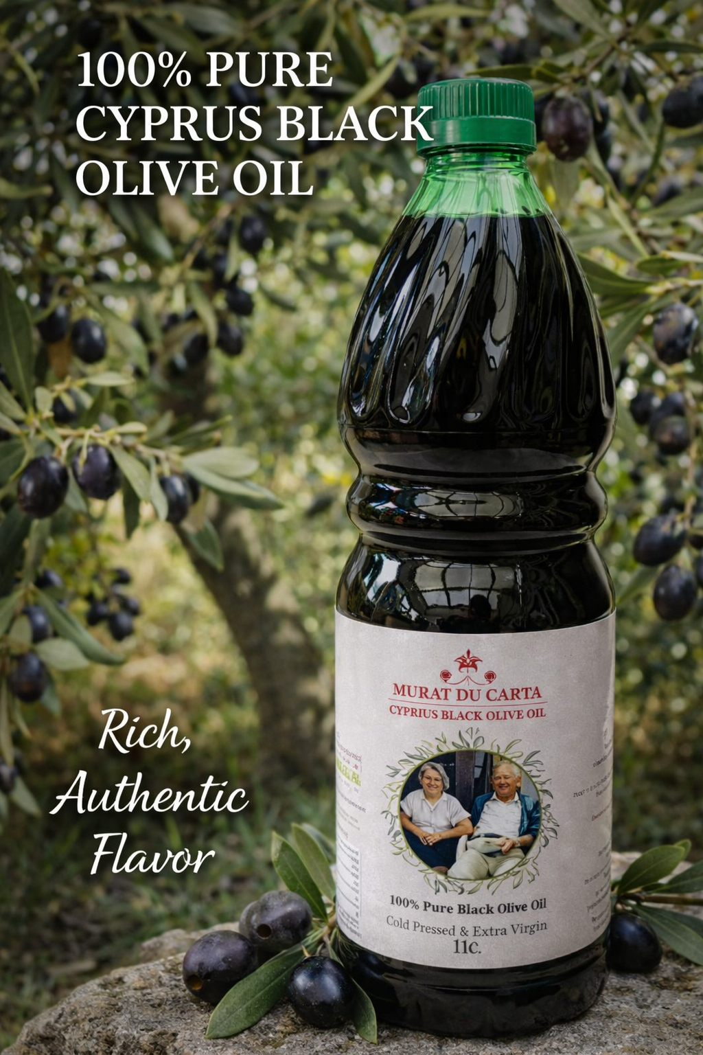 1 liter murat du carta cyprus black olive oil
