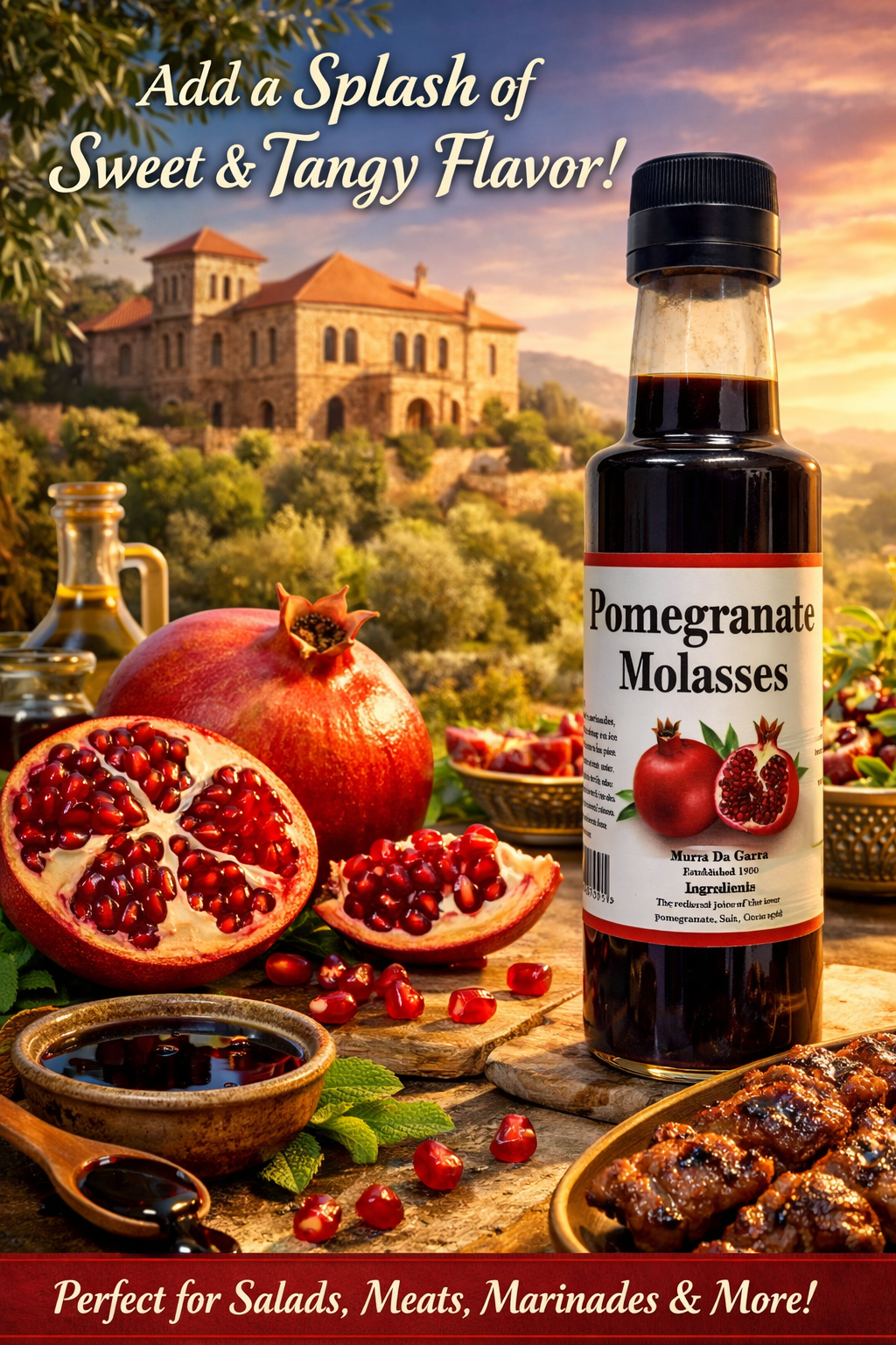 250ml chateau carman pure farm produced pomegranate molasses